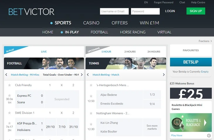 BetVictor Screenshot 2